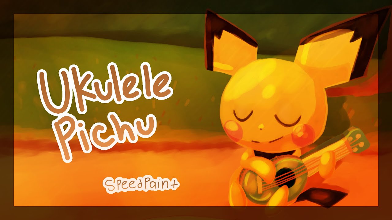Ukulele Pichu Speedpaint YouTube