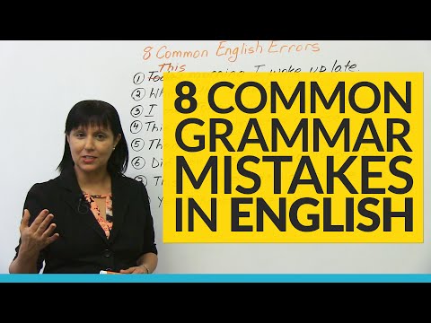 8 Common Grammar Mistakes in English!