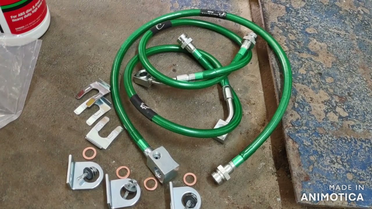 9706 Jeep Wrangler(TJ) Crown Performance Brake Line Install & Bleeding