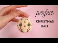 Perfect Bead crochet Christmas ball | Bead ball tutorial | Christmas ornament