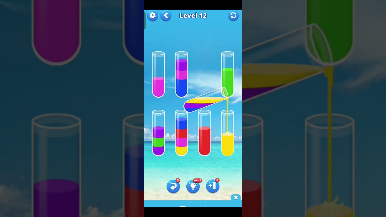 Water Puzzle Level 12 | Games | puzzle 