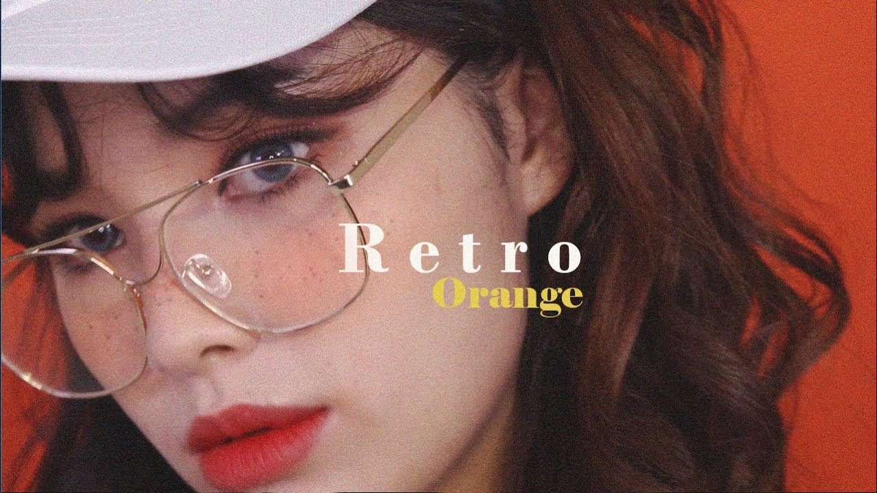 썸머 레트로 빈티지 오렌지 메이크업 | 80년대 미쿡 맥도날드에서 햄버거 먹을 것 같은 메이크업