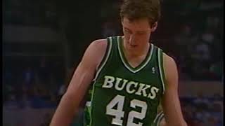 Milwaukee Bucks vs. Portland Trailblazers 1/26/89 Part 2