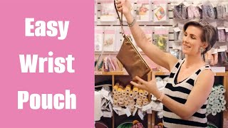 Easy Wrist Pouch Sewing tutorial