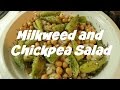 Common Milkweed and Chickpea Salad