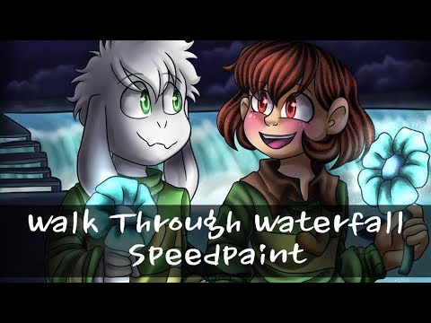 walk-through-waterfall-|-undertale-speedpaint