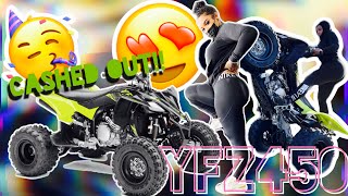 BUYING MY BRAND NEW 2021 YFZ450!!! | Custom BikeLifeDoll Wheelie Bar