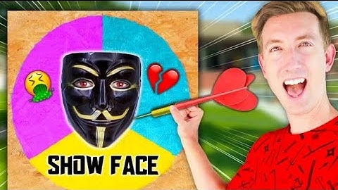 throwing a dart at a map & cloaker unmasking whatever it Lands on - spy ninjas challenge