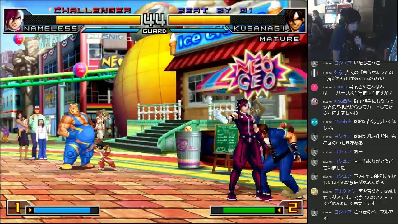 KOF2002UM 野試合＆雑談210505＠西日暮里バーサス