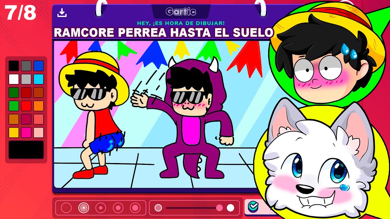 ¡REACCIONA a las ANIMACIONES mas GRACIOSAS de Los PANAS! 😂🎨 GARTIC PHONE - Alexy