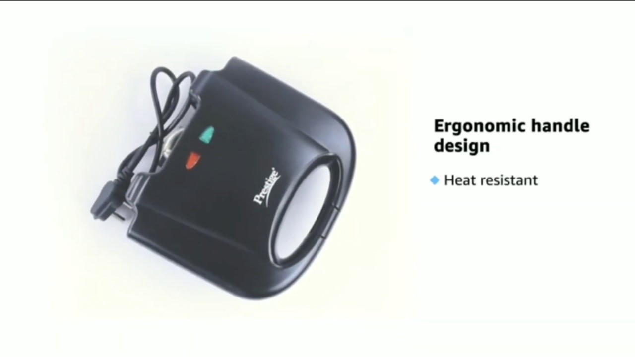 Prestige PGMFB 800 Watt Grill Sandwich Toaster With Fixed Grill Plates