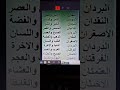هل تعرف ما هما البردان و الثقلان و الاسودان و النجدان و الدائبان و الزهراوان و الاخبثان 