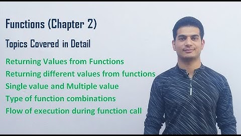 Functions | Class 12 Computer Science with Python (Video 16)