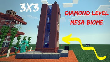 Minecraft - 3x3 Modern Mesa House Tutorial