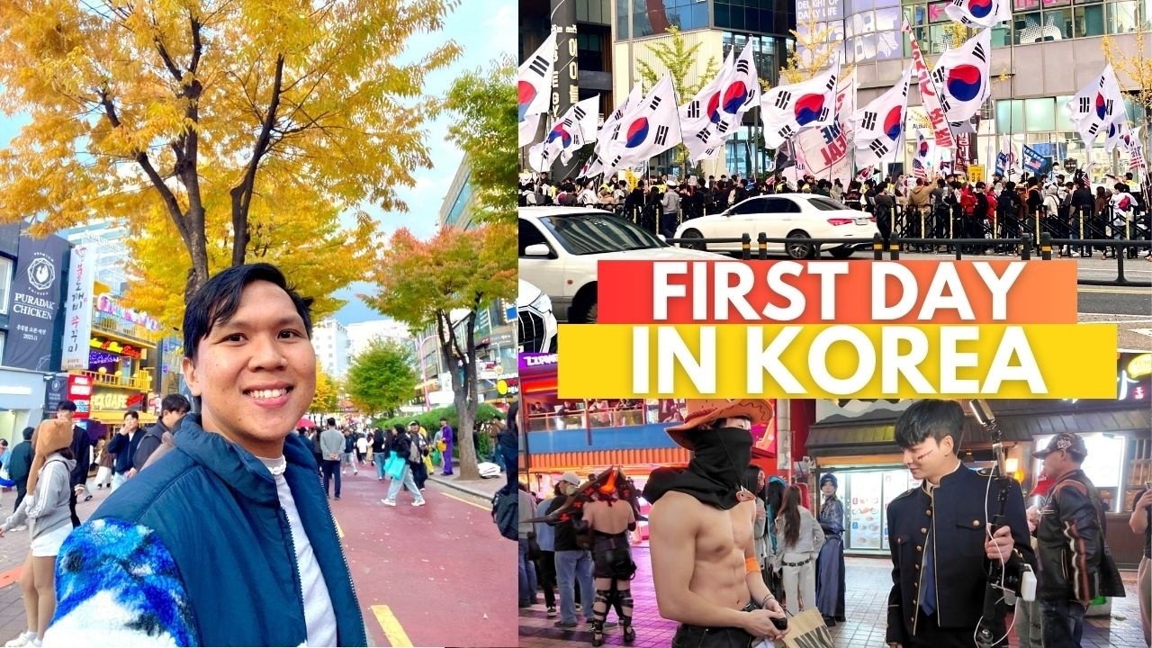 First DAY in KOREA | Exploring Hongdae Alone