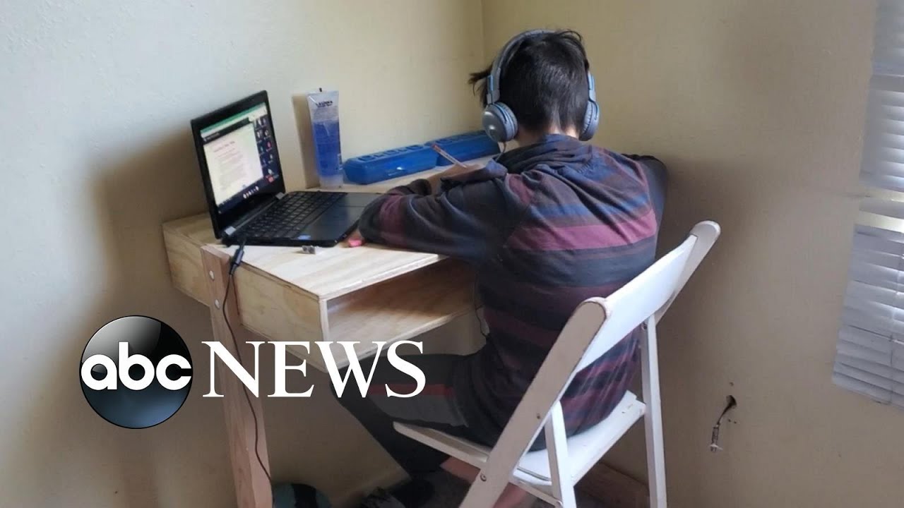 People across the country donate desks to children learning from home