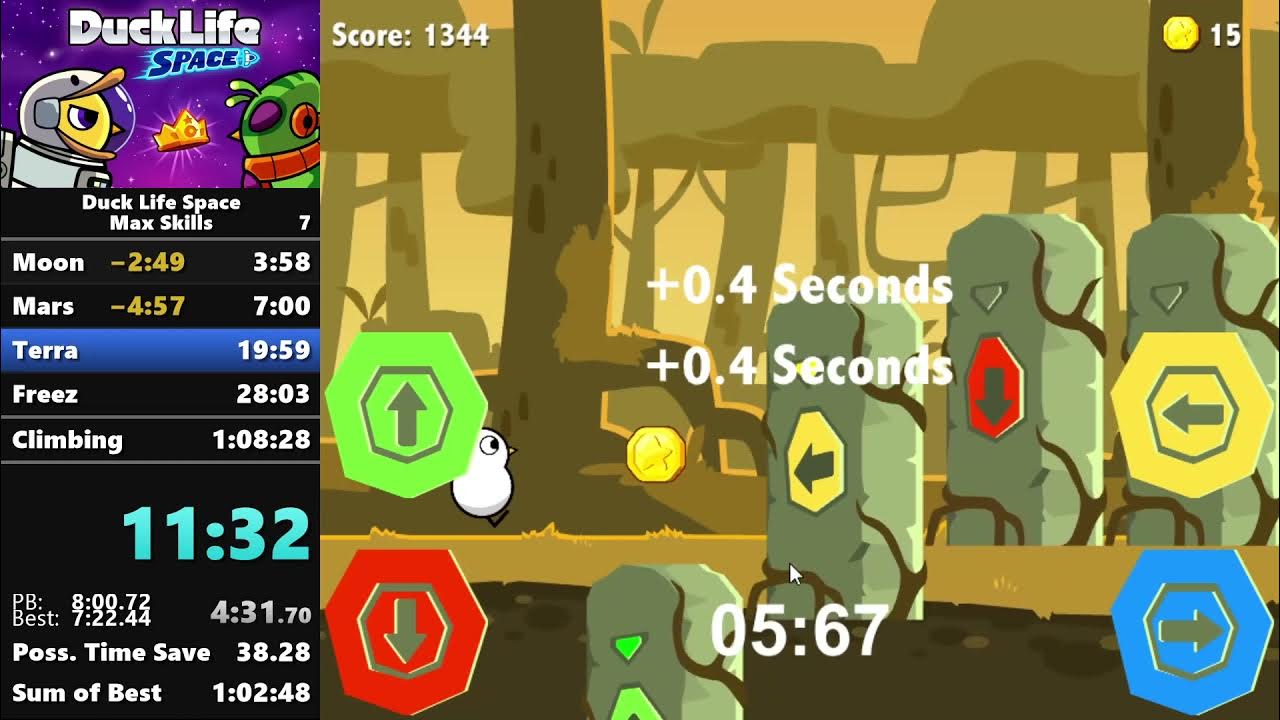 Duck Life Space Max Skills in 10231 [WR] YouTube