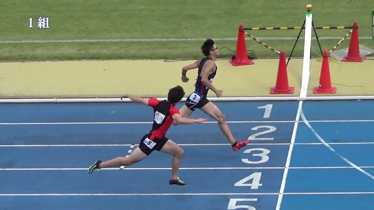 第37回 三島地区陸上競技記録会 一般男子100m YouTube