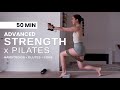 50 MIN ADVANCED STRENGTH x PILATES SCULPT | Hamstrings • Glutes • Core (Blocks + Weights Optional)