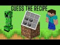 Guess the Minecraft recipes | Minecraft Trivia Quiz