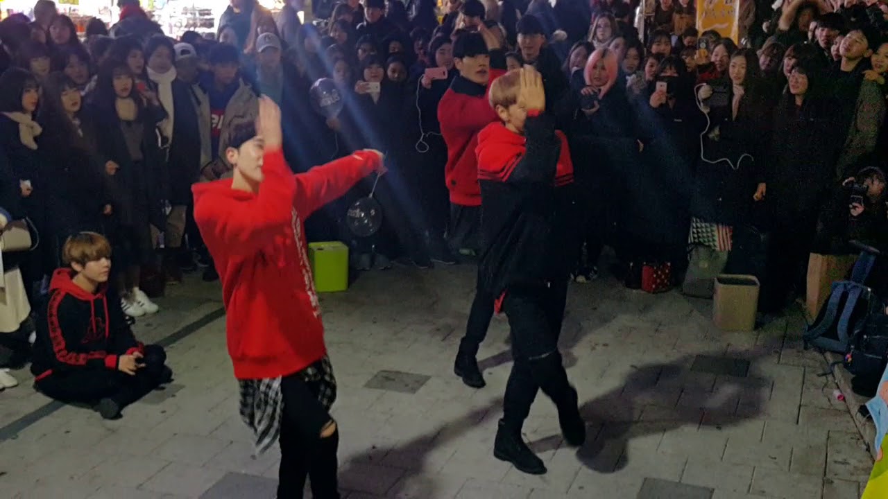 [MAXXAM]TWICE☆HEART SHAKER☆ COVER 홍대버스킹 20171225월 [Hongdae Kpop Street Dance]