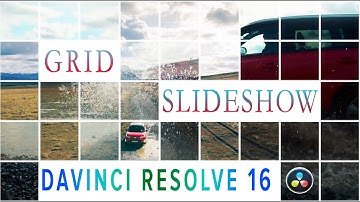 Создаем слайдшоу в Davinci Resolve 16 | Grid slideshow | Fusion |