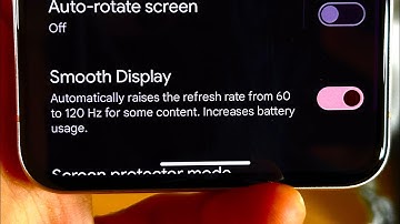 How To Turn On Smooth Display (120hz) in Google Pixel 8