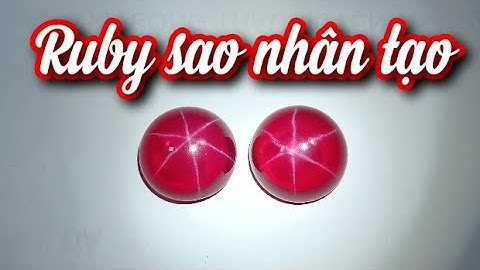 Ruby sao nhân tạo tổng hợp rất đẹp 😍 968k 1 viên 30ct 17,5x8,8mm và 33,5ct 18x9mm freeship toàn quốc