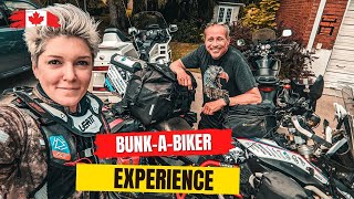 My Very First Bunk-a-Biker Experience I Motorcycle Ride in Quebec - EP. 165