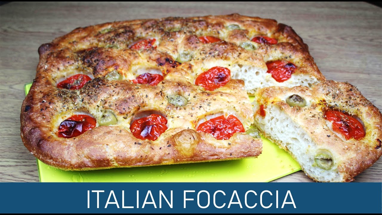 Homemade Italian Focaccia Bread Easy and Delicious Recipe YouTube