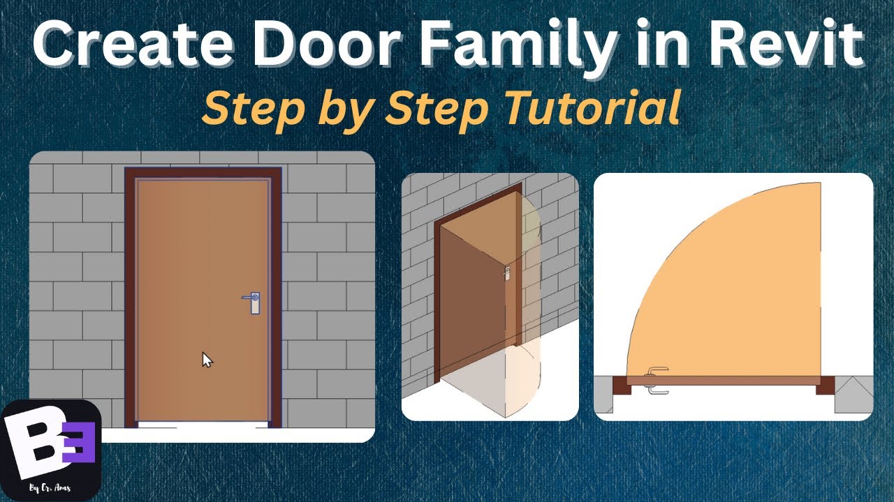 Parametric Door Family in Revit | Step by Step Tutorial | Door Family Creation