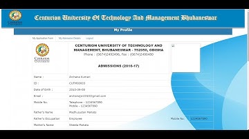Online Admission System in PHP  | mysql | projectsforstudents.com