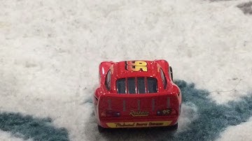 Cars McQueen tire blowout/ final stretch remake