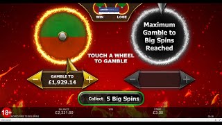 5 " Big Spins " on Gold Cash Big Spins @£6 Stake + 5 " Big Spins " on Stacked Fire 7s @ £3 Stake screenshot 2