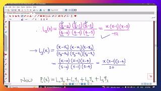 Lec 9/Interpolation/Lagrange Interpolation