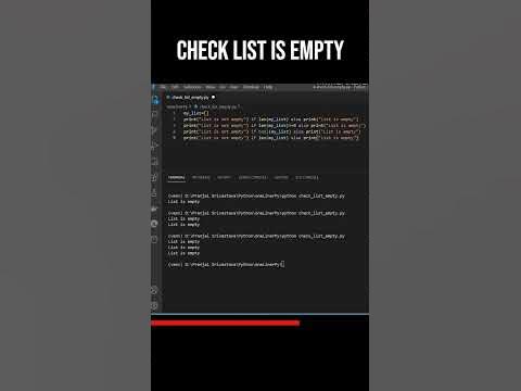 5 ways to check list is empty or not in Python [Source code available ...