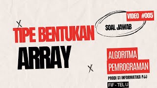 Tipe Bentukan, Array, FindMax FindMin