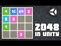 Create 2048 in Unity - Learn how to make a grid game