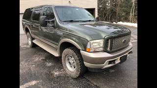 2003 Ford Excursion 7.3L Power Stroke 4x4 Eddie Bauer, For Sale 2-9-19