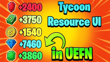 How to Make An Animated Tycoon Resource UI in UEFN ( Verse Tutorial )