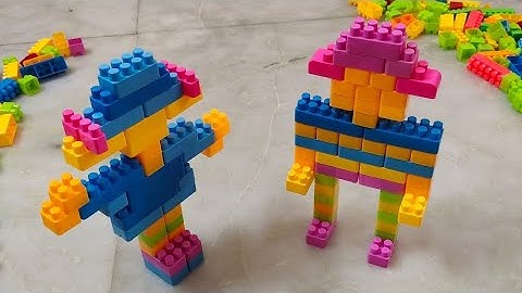 Satisfying DIY Robot ASMR/building blocks/block game/lego building block #asmr#buildingblocks#lego