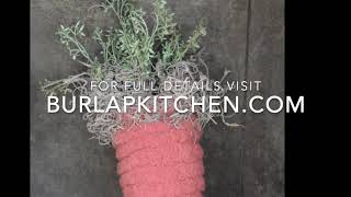 How to make a chunky yarn carrot