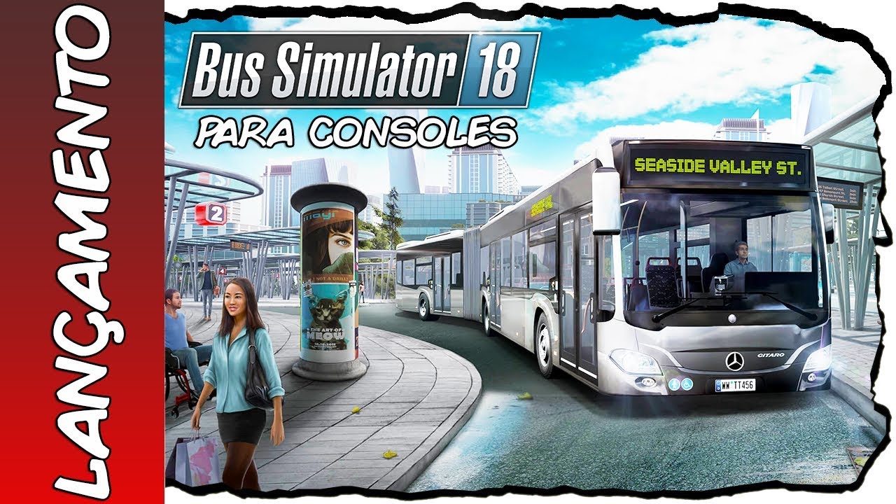 NOVO jogo de ÔNIBUS para PC, PS4 e Xbox One com Gráficos Realísticos 