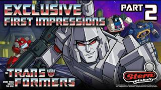 Stern's New TRANSFORMERS Pinball – First REAL Reactions, Interviews, Gameplay Details Part 2