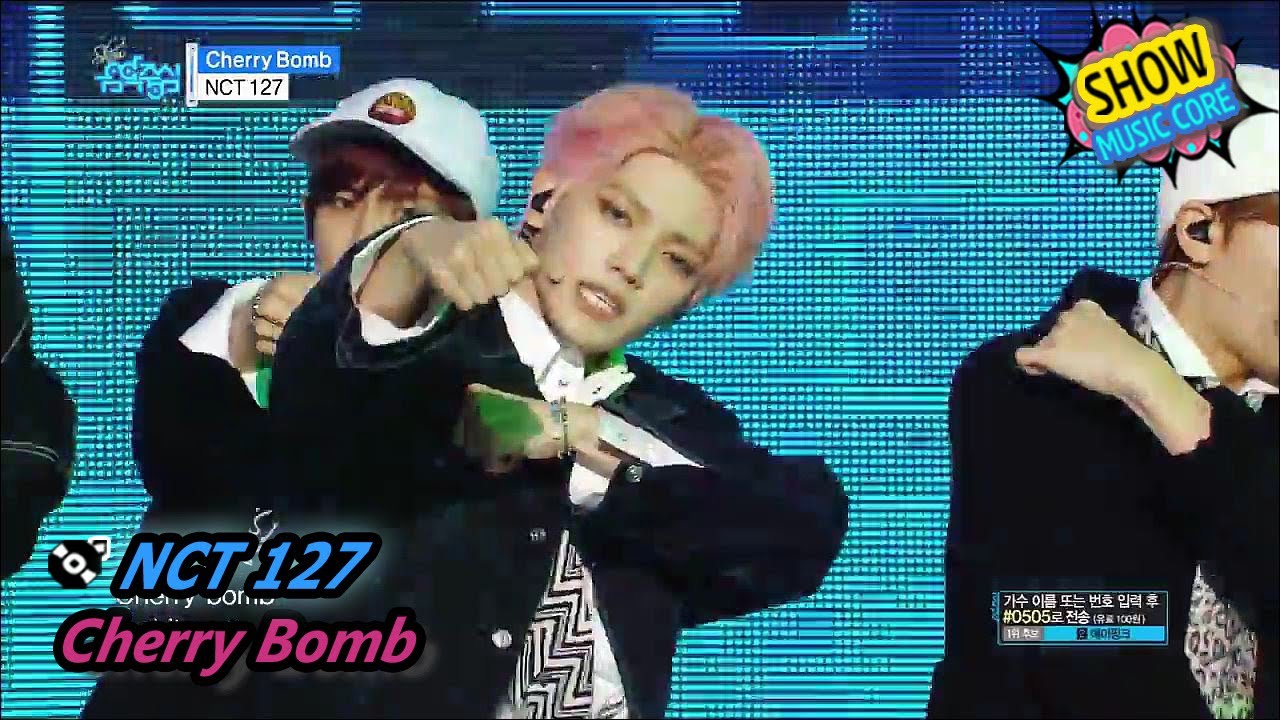 [HOT] NCT 127 - Cherry bomb, 엔시티 127 - 체리 밤 Show Music core 20170708