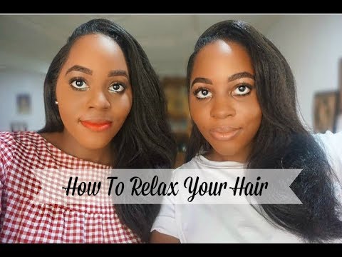 Our Relaxer Hair Routine How To Relax Your Hair Youtube