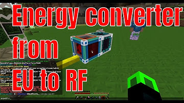 Tekkit Lite: Energy converter from eu to rf using energy cube