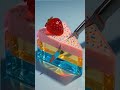 Jelly cake cutting video🍰|| ASMR video|| satisfaction video for sleeping The Ultimate Brain Melt