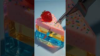 Jelly cake cutting video🍰|| ASMR video|| satisfaction video for sleeping The Ultimate Brain Melt