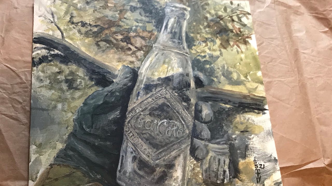 Bottle Digging and How to tumble a bottle. And a bonus Custom Silver